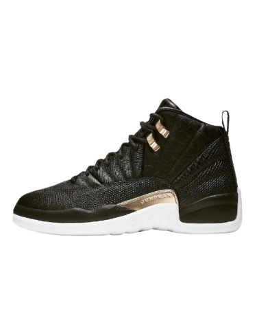 Кроссовки Jordan 12 Retro Reptile AO6068-007 Черный/белый