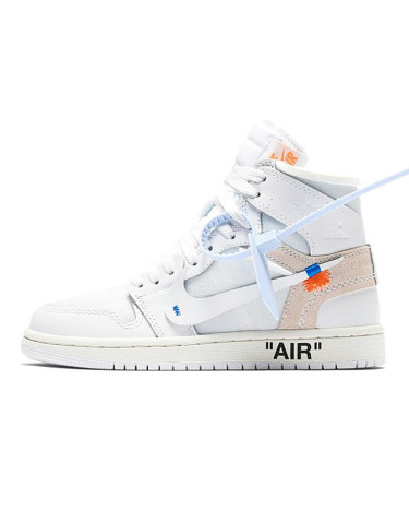 Sneakers Jordan 1 Retro High Off-White White AQ0818-100 White