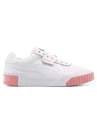 Кроссовки Puma White & Pink Cali Trainers 369155-07 Белый/розовый