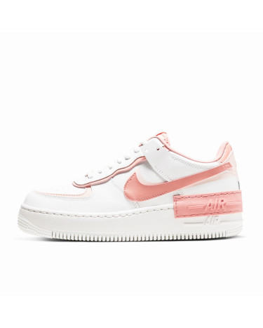 Кроссовки Nike Air Force 1 Shadow White Coral Pink CJ1641-101 Белый/розовый