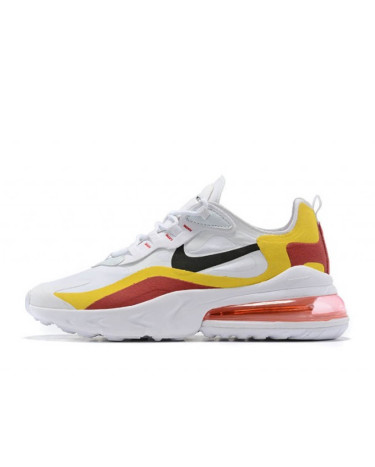 Sneakers Nike Air Max 270 React White Red Yellow Black CIU014-111 Multicolored