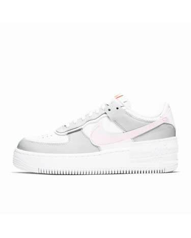 Кроссовки Nike Air Force 1 Shadow Grey Pink CZ0370-100 Белый/серый