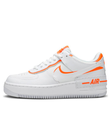 Кроссовки Nike Air Force 1 Shadow White Total Orange CI0919-103 Белый