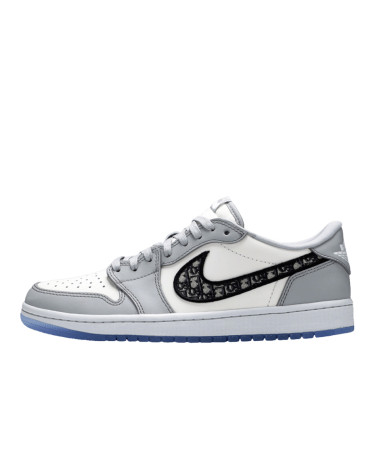 Кроссовки Jordan 1 Retro Low CN8608-002 Белый/серый