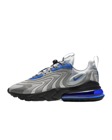 Кроссовки Nike Air Max 270 React Eng Light Smoke Grey Battle Blue CJ0579-001 Серый/синий