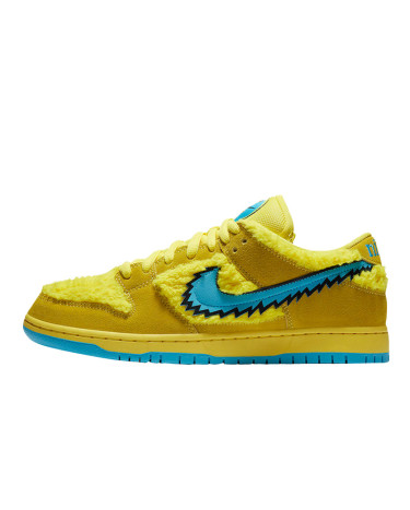 Sneakers Nike SB Dunk Low Grateful Dead Bears Opti Yellow CJ5378-700 Yellow