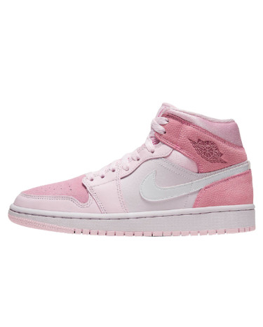 Кросівки Jordan 1 Mid Digital Pink CW5379-600 Рожевий