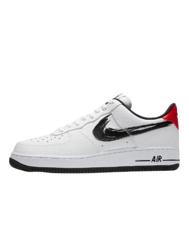 Кросівки Nike Air Force 1 Low Brushstroke White Black DA4657-100 Чорний/білий