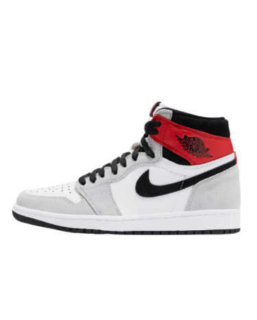 Кроссовки Jordan 1 Retro High Light Smoke Grey 555088-126 Разноцветные