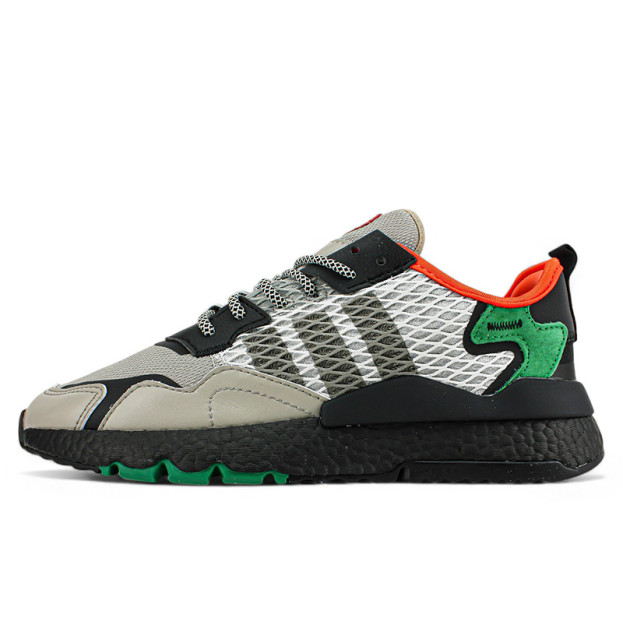 Adidas Nite Jogger Sesame Black Bold Green EE5569