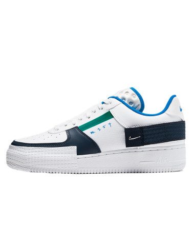 Кроссовки Nike Air Force 1 Type White Obsidian CQ2344-100 Разноцветные