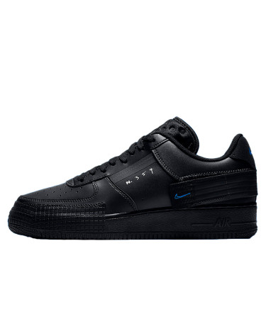Sneakers Nike Air Force 1 Type Black Royal AT7859-001 Black