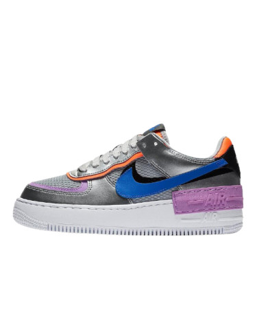 Кроссовки Nike Air Force 1 Shadow Metallic Silver CW6030-001 Серый, Разноцветные