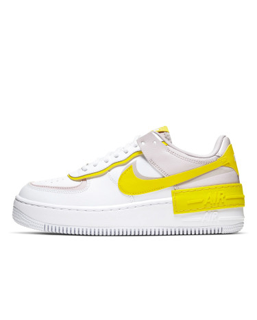 Кроссовки Nike Air Force 1 Shadow White Barely Rose Speed Yellow CJ1641-102 Разноцветные