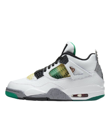 Sneakers Jordan 4 Retro Lucid Green Rasta AQ9129-100 Multicolored