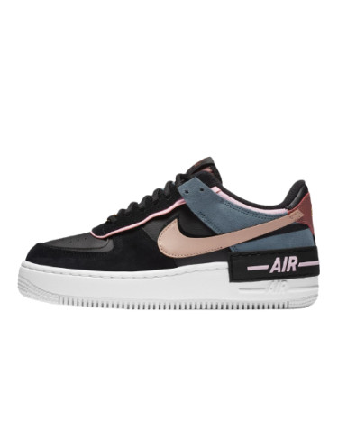 Sneakers Nike Air Force 1 Shadow Black Light Arctic Pink Claystone Red CU5315-001 Multicolored