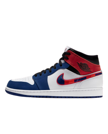 Кросівки Jordan 1 Mid Multi-Color Swoosh 852542-146 Різнокольорові