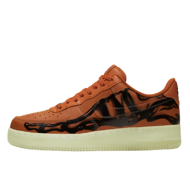 Nike Air Force 1 Low Orange Skeleton CU8067-800