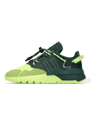 Sneakers Adidas Nite Jogger Beyonce Ivy Park Dark Green Frozen Yellow S29041 Green