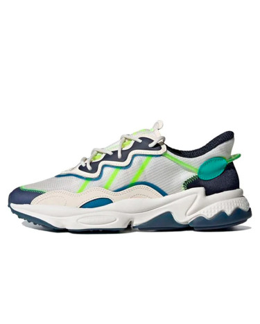 Sneakers Adidas Ozweego Chalk White Signal Green Legend Ink FY3124 Multicolored