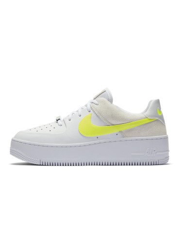 Кроссовки Nike Air Force 1 Sage Low White Lemon Venom CW2652-100 Разноцветные