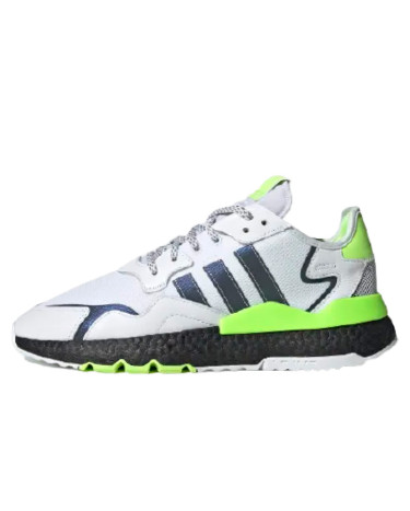 Кросівки Adidas Nite Jogger Cloud White Signal Green EG6749 Різнокольорові