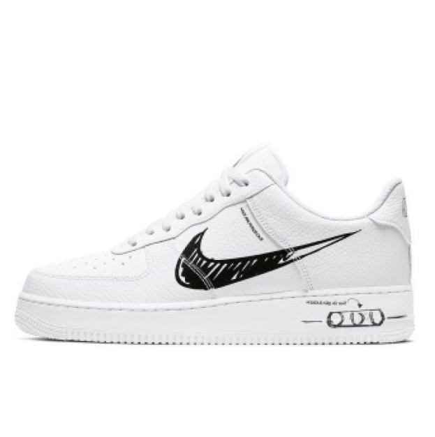 Nike Air Force 1 Low Sketch White Black CW7581-101