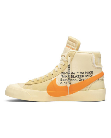 Кроссовки Nike Blazer Mid Off-White All Hallow's Eve AA3832-700 Бежевый