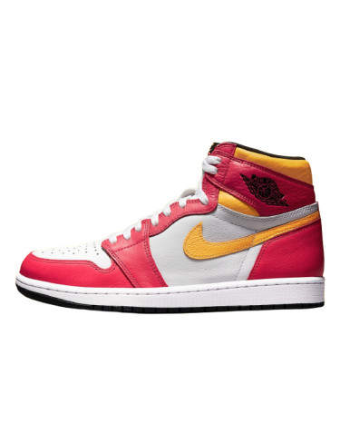 Sneakers Jordan 1 Retro High OG Light Fusion Red 555088-603 Multicolored