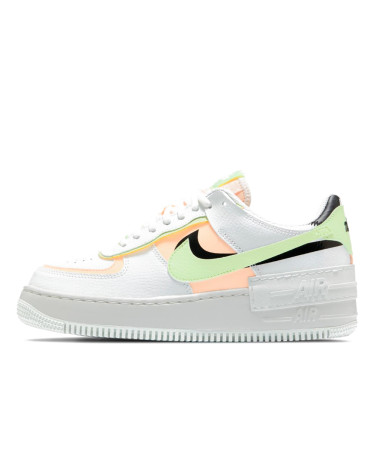 Sneakers Nike Air Force 1 Shadow Summit White Barely Volt Crimson Tint CI0919-107 Multicolored