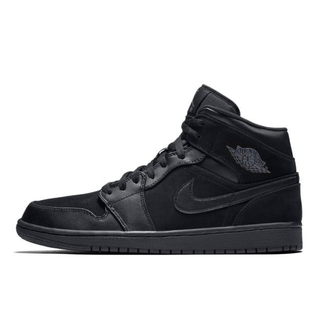 Jordan 1 Mid Triple Black 554724-050