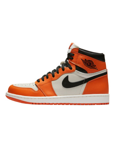 Кросівки Jordan 1 Retro High Reverse Shattered Backboard 555088-113 Помаранчевий