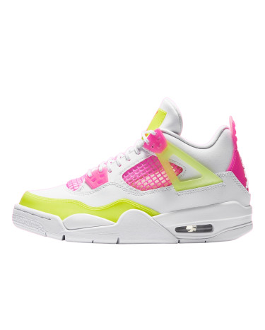 Sneakers Jordan 4 Retro White Lemon Pink CV7808-100 Multicolored
