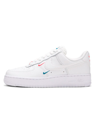 Кроссовки Nike Air Force 1 Low '07 Essential Double Mini Swoosh Miami Dolphins CT1989-101 Белый