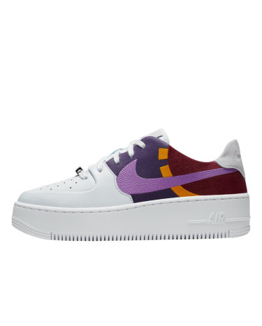 Кроссовки Nike Air Force 1 Sage Low LX Dark Orchid BV1976-003 Разноцветные