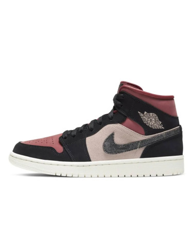 Кросівки Jordan 1 Mid Canyon Rust BQ6472-202 Бордовий