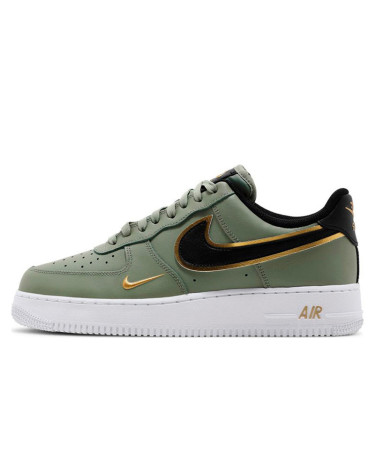 Sneakers Nike Air Force 1 Low '07 Double Swoosh Olive Gold Black DA8481-300 Olive