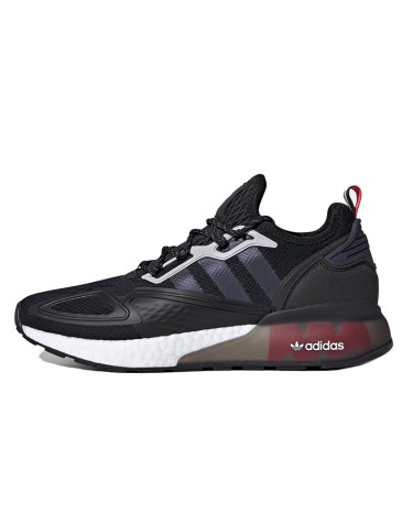 Sneakers Adidas ZX 2K Boost Black Iridescent Shock Red FX7475 Multicolored