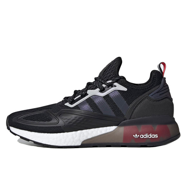 Adidas ZX 2K Boost Black Iridescent Shock Red FX7475
