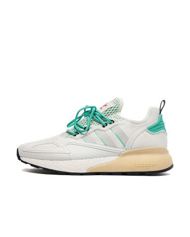 Кросівки Adidas ZX 2K Boost Grey One Hi-Res Green FX4172 Різнокольорові