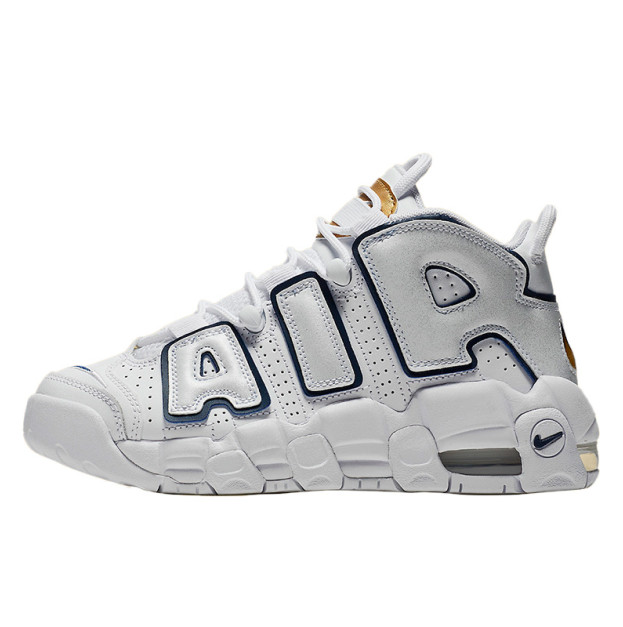 Nike Air More Uptempo White Midnight Navy 415082-109