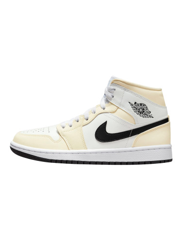 Кроссовки Jordan 1 Mid Coconut Milk BQ6472-121 Бежевый