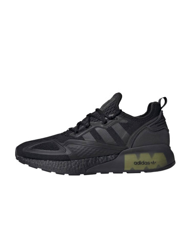 Кроссовки Adidas ZX 2K Boost Solar Yellow FV8453 Черный