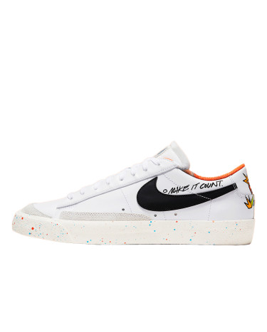 Sneakers Nike Blazer Low '77 Make It Count DJ4279-101 Black/white