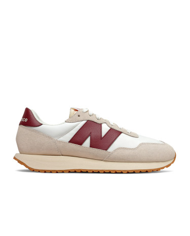 Кросівки New Balance 237 White Burgundy MS237SB Бежевий