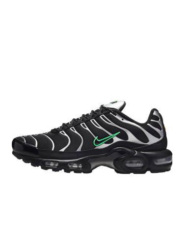 Кросівки Nike Air Max Plus Black Silver Green Strike DR0139-001 Чорний/сірий