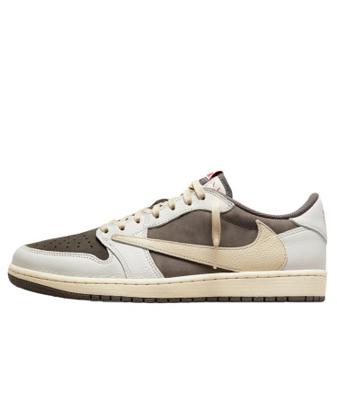 Sneakers Jordan 1 Retro Low Travis Scott Reverse Mocha DM7866-162 Brown