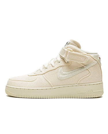 Кросівки Nike Air Force 1 Mid Stussy Fossil DJ7841-200 Бежевий