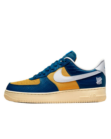 Кросівки Nike Air Force 1 Low SP Undefeated 5 On It Blue Yellow Croc DM8462-400 Різнокольорові