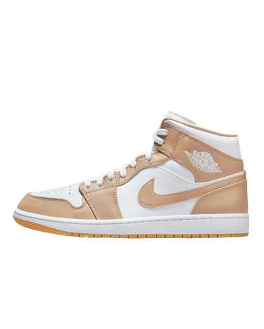 Кросівки Jordan 1 Mid Tan Gum 554724-271 Бежевий